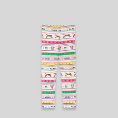 Kenzo Kids Girl's Multi-Logo Striped Leggings