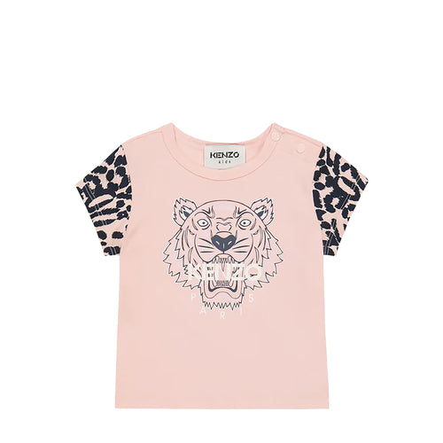Kenzo Kids Toddler's Animal Print Sleeves Tiger T-Shirt