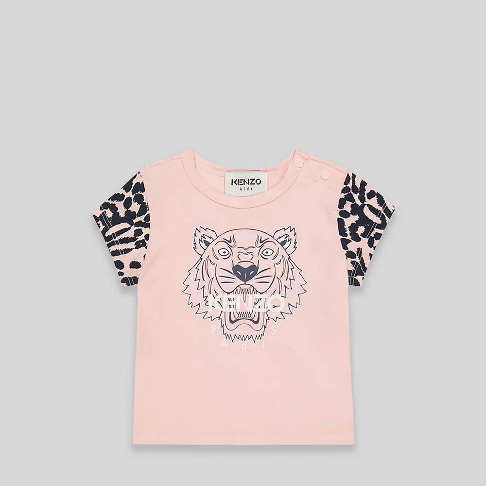 Kenzo Kids Toddler's Animal Print Sleeves Tiger T-Shirt