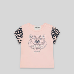 Kenzo Kids Toddler's Animal Print Sleeves Tiger T-Shirt