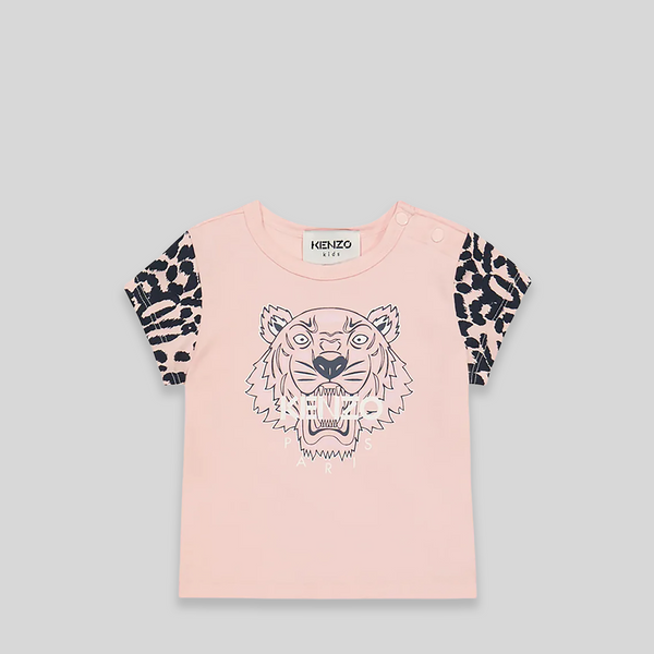 Kenzo Kids Toddler's Animal Print Sleeves Tiger T-Shirt