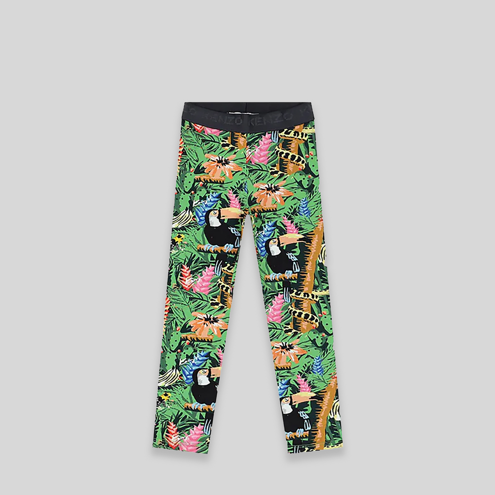 Kenzo Kids Girl's Tropical Leggings