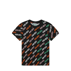 Kenzo Kids Multi-Logo Print T-Shirt