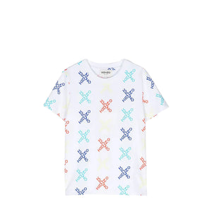 Kenzo Kids Cross Multi-Logo T-Shirt