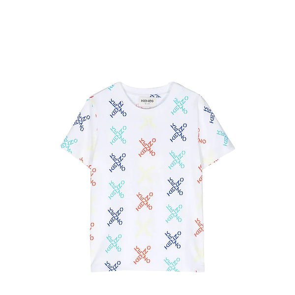 Kenzo Kids Cross Multi-Logo T-Shirt