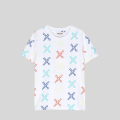 Kenzo Kids Cross Multi-Logo T-Shirt