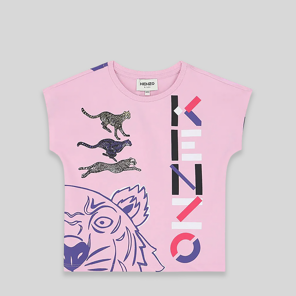 Kenzo Kids Animal Motifs T-Shirt