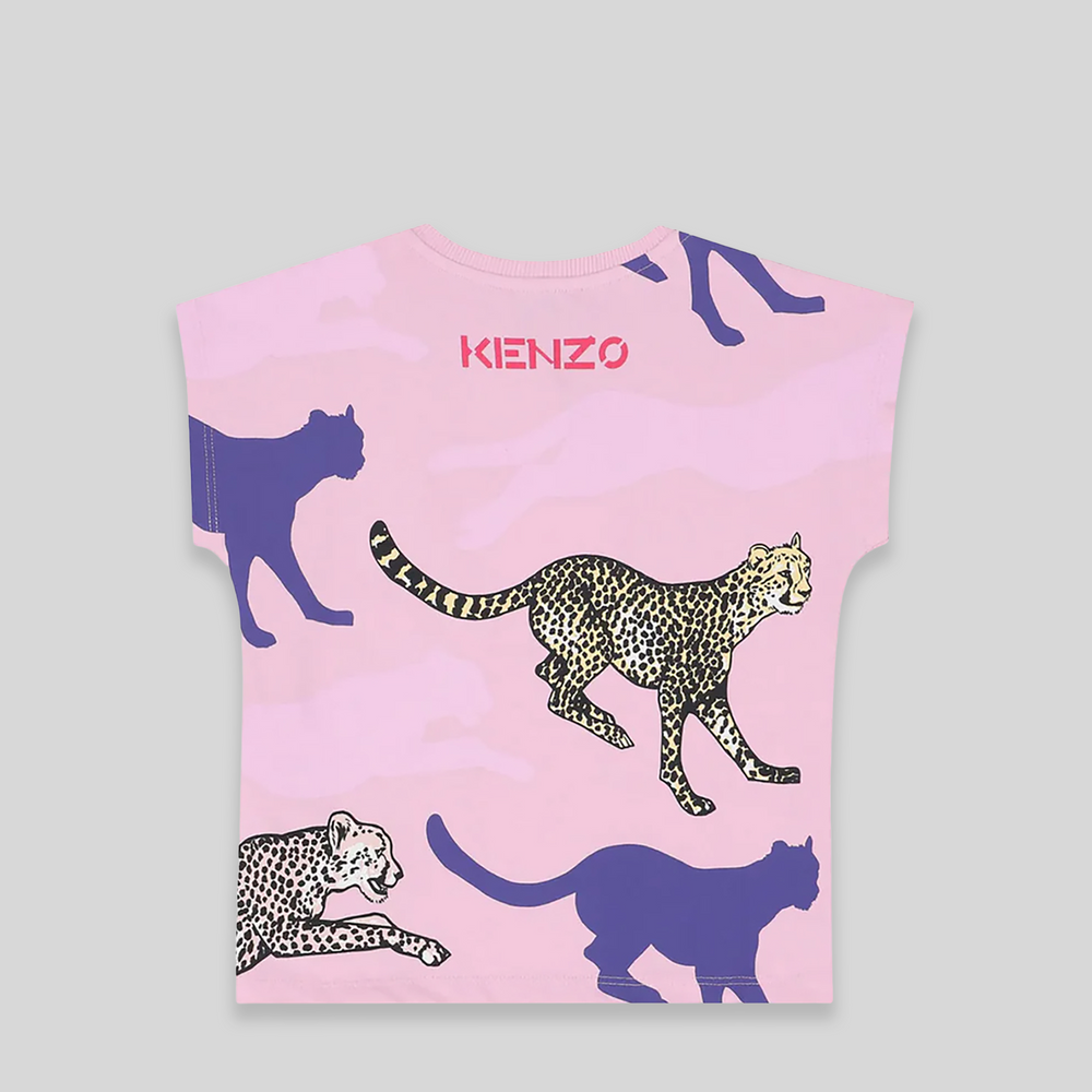 Kenzo Kids Animal Motifs T-Shirt