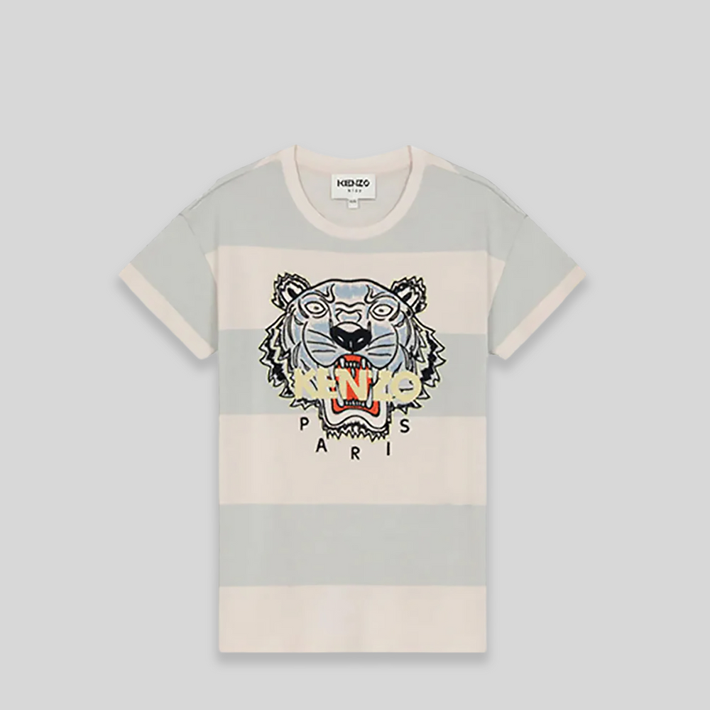 Kenzo Kids Striped Tiger T-Shirt