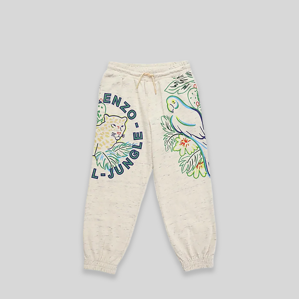 Kenzo Kids Jungle Animals Fleece Sweatpants