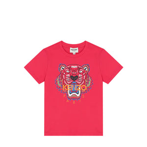 Kenzo Kids Color Tiger Logo T-Shirt