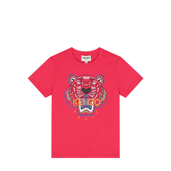 Kenzo Kids Color Tiger Logo T-Shirt