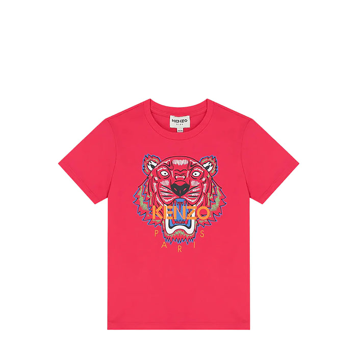 Kenzo Kids Color Tiger Logo T-Shirt