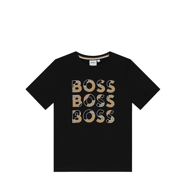 Hugo Boss Kids Triple Logo T-Shirt
