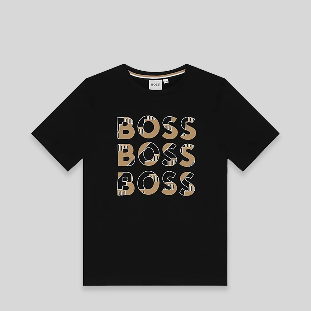 Hugo Boss Kids Triple Logo T-Shirt