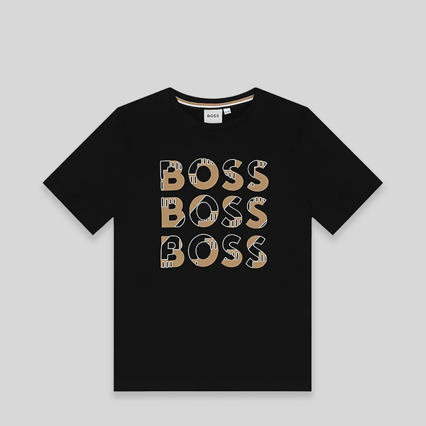 Hugo Boss Kids Triple Logo T-Shirt