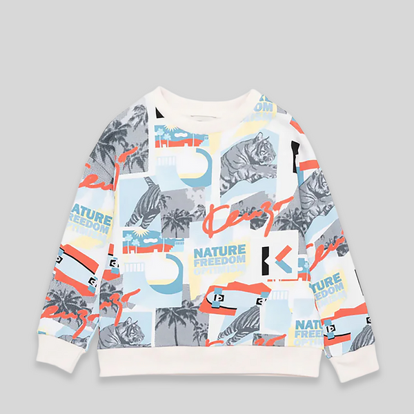 Kenzo Kids Graphic Print Sweatshirt