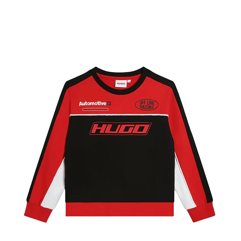 Hugo by Hugo Boss Kids Colorblock Racing Sweatshirt