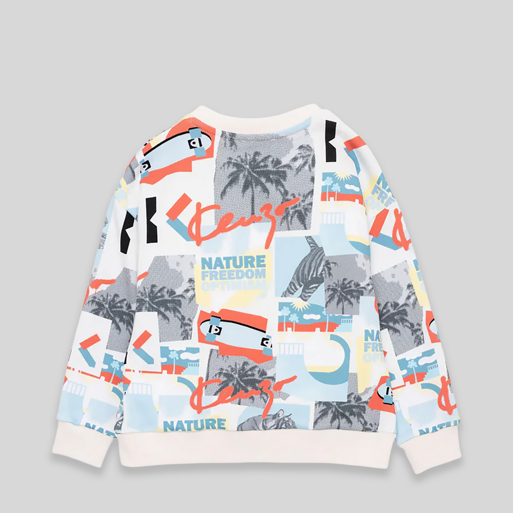 Kenzo Kids Graphic Print Sweatshirt