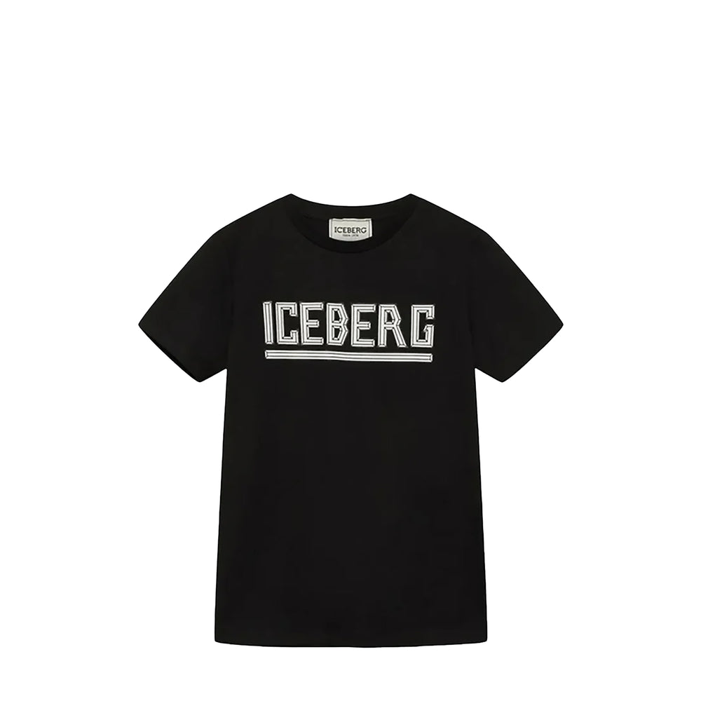 Iceberg Kids Black Logo T-shirt