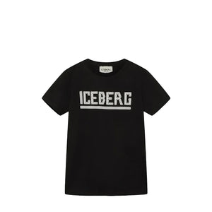 Iceberg Kids Black Logo T-shirt