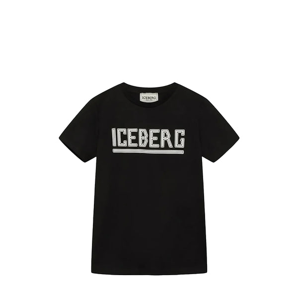 Iceberg Kids Black Logo T-shirt
