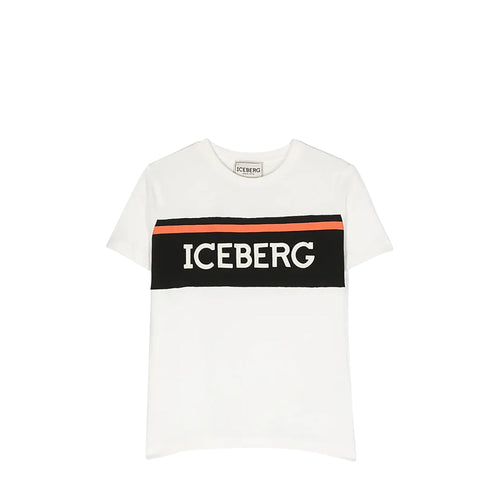 Iceberg Kids Logo Print Short Sleeve T-Shirt