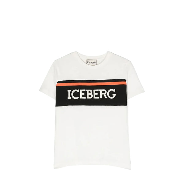 Iceberg Kids Logo Print Short Sleeves T-Shirt