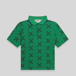 Kenzo Kids Cross Multi-Logo Polo Shirt