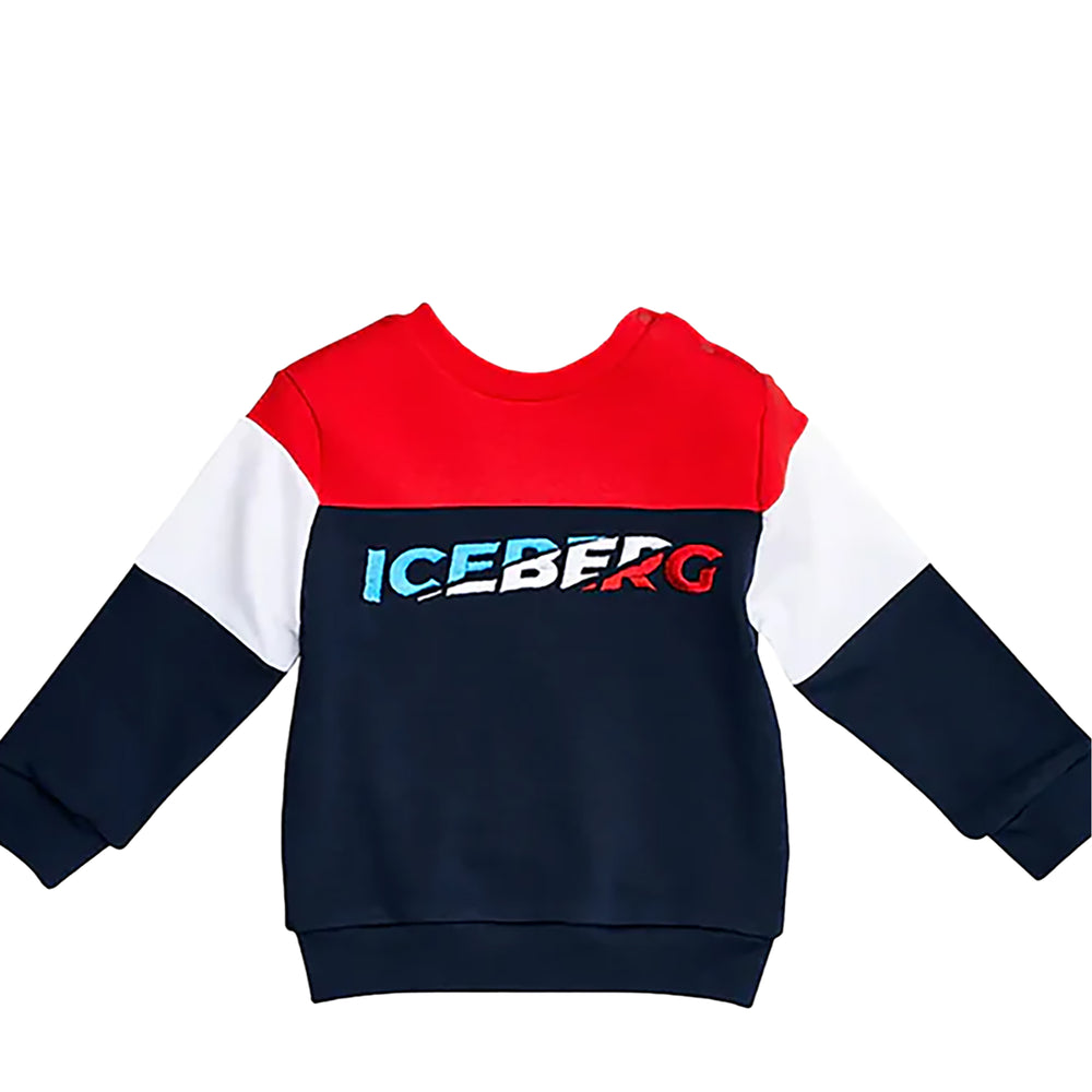 Iceberg Kids Color Block Sweatshirt