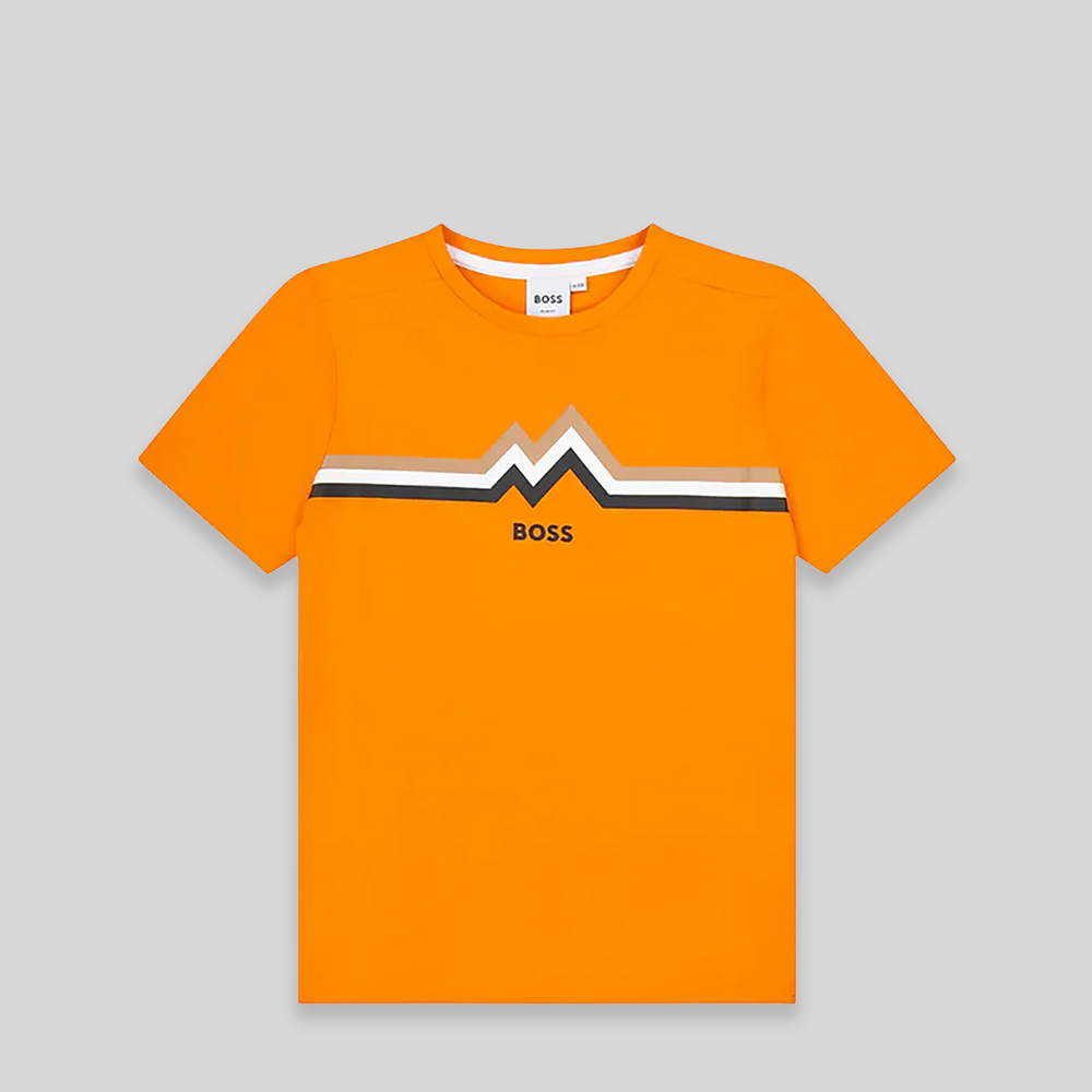 Hugo Boss Kids Stripe Logo T-shirt