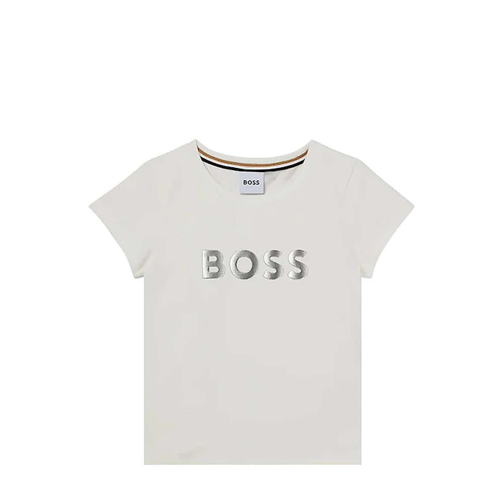 Hugo Boss Kids Shiny Logo T-shirt