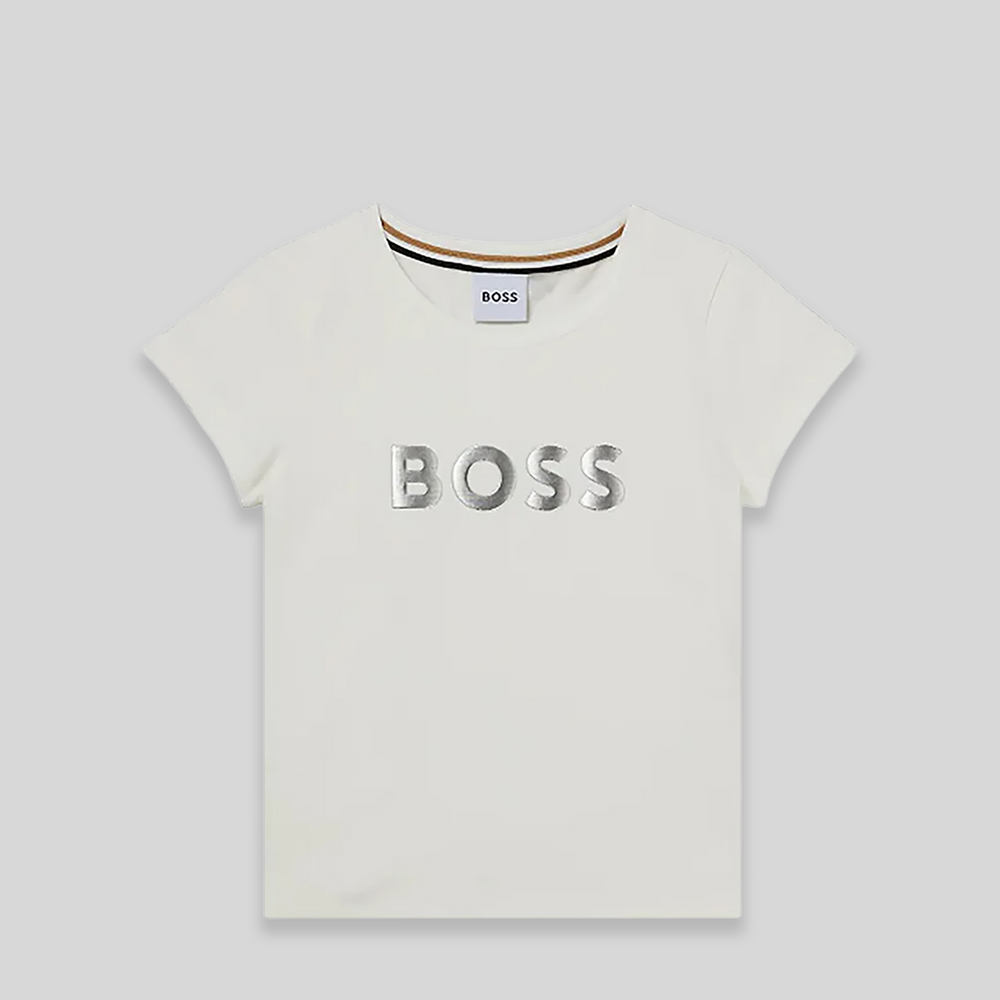 Hugo Boss Kids Shiny Logo T-shirt