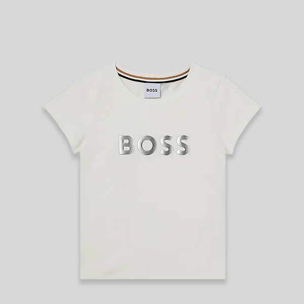 Hugo Boss Kids Shiny Logo T-shirt