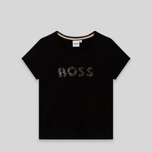 Hugo Boss Kids Shiny Logo T-shirt