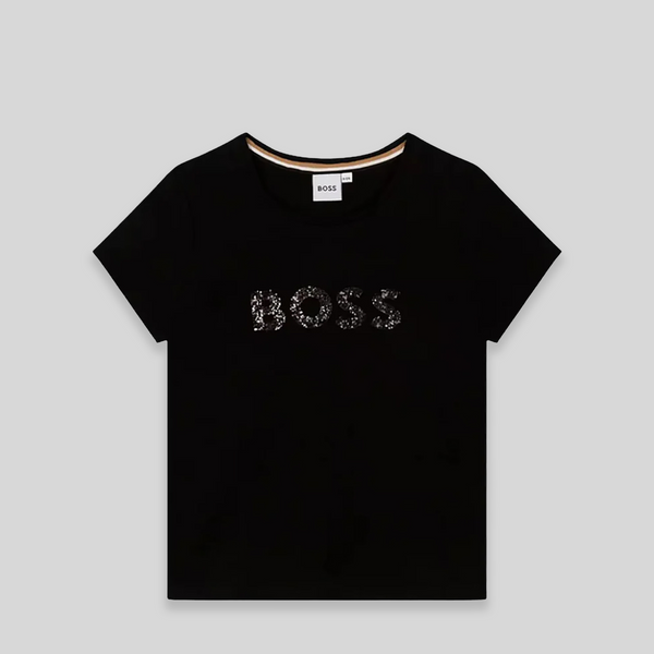 Hugo Boss Kids Shiny Logo T-shirt