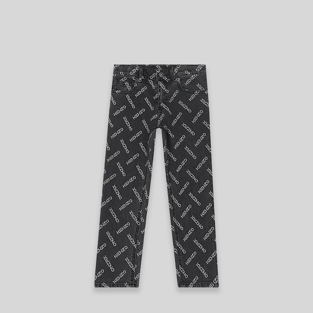 Kenzo Kids Brand Logo Jeans