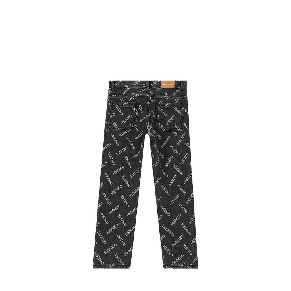 Kenzo Kids Brand Logo Jeans
