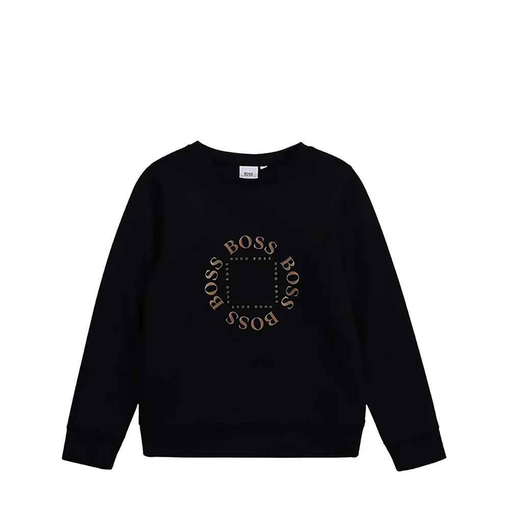 Hugo Boss Kids Pullover Triple Gold Crewneck Sweatshirt