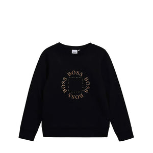 Hugo Boss Kids Pullover Triple Gold Crewneck Sweatshirt