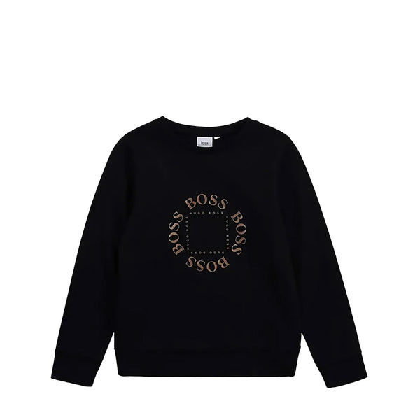 Hugo Boss Kids Pullover Triple Gold Crewneck Sweatshirt