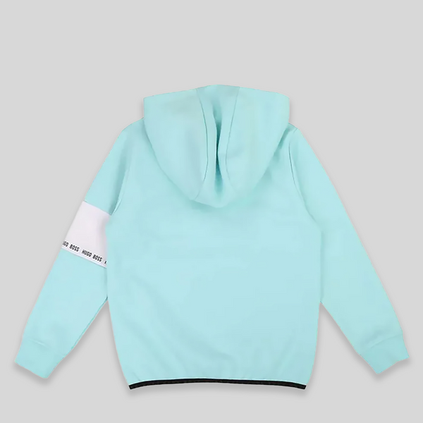 Hugo Boss Kids Mesh Pullover Hoodie Sweatshirt