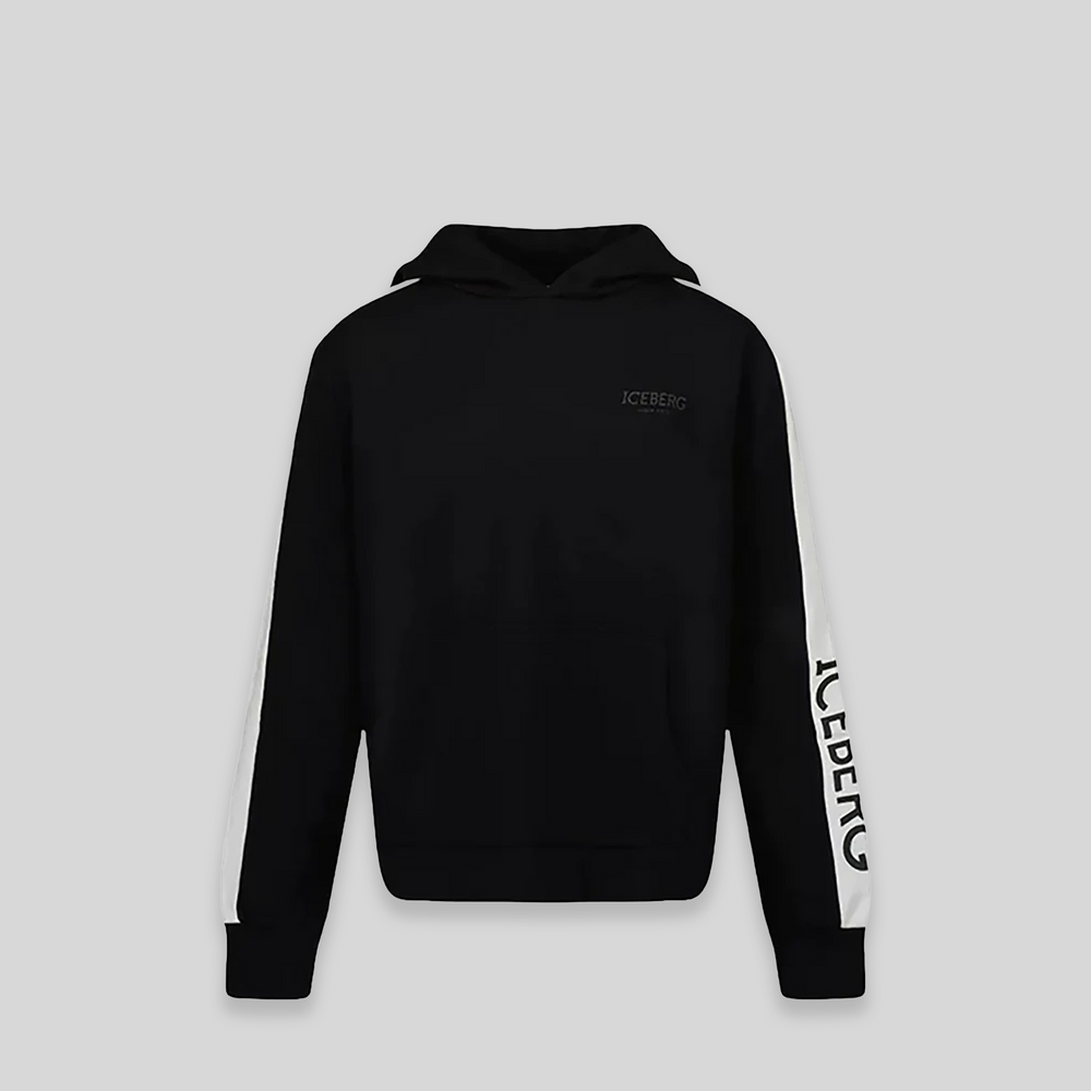 Iceberg Kids Tape Logo Hooded Sweatshirt