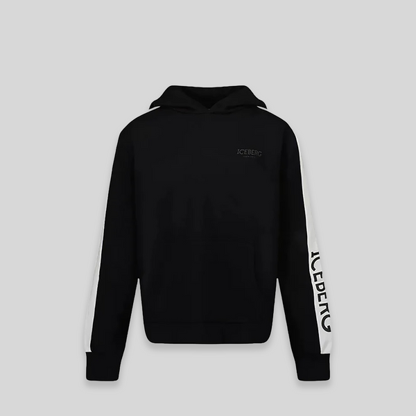 Iceberg Kids Tape Logo Hooded Sweatshirt