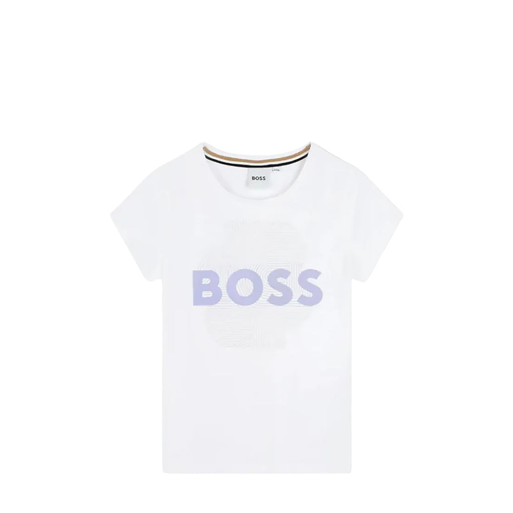 Hugo Boss Kids Flocked Logo T-Shirt