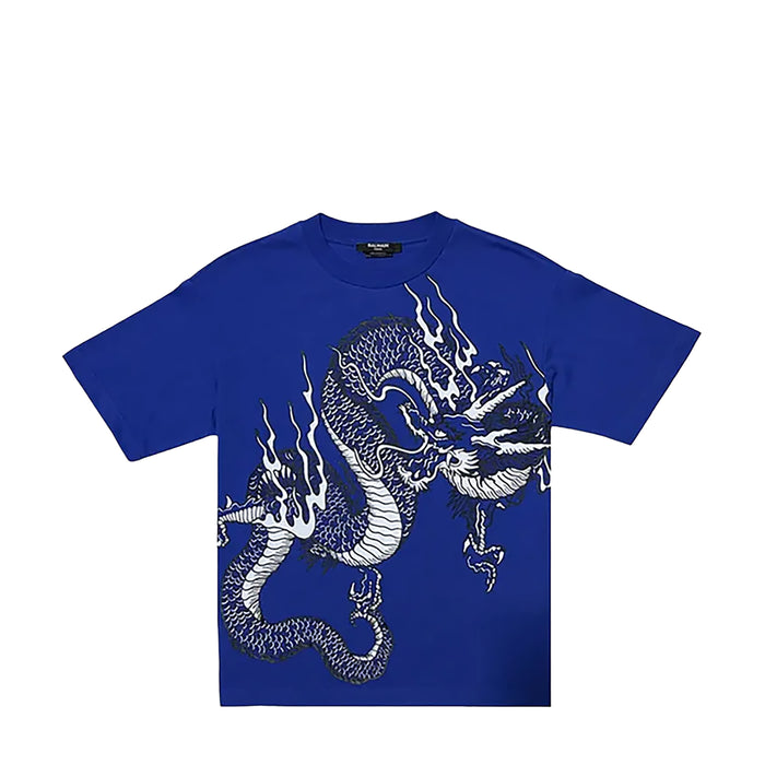 Balmain Kids Dragon Print Logo T-Shirt