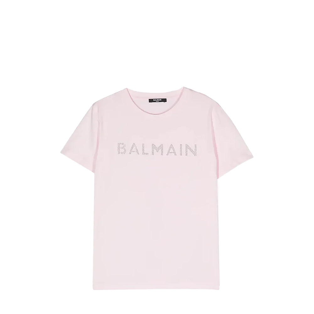 Balmain Kids Embellished Logo T-Shirt