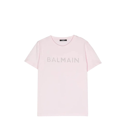 Balmain Kids Embellished Logo T-Shirt