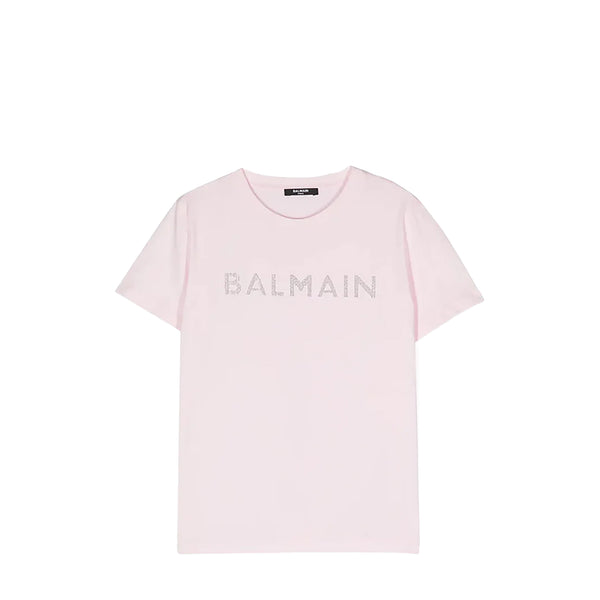 Balmain Kids Embellished Logo T-Shirt