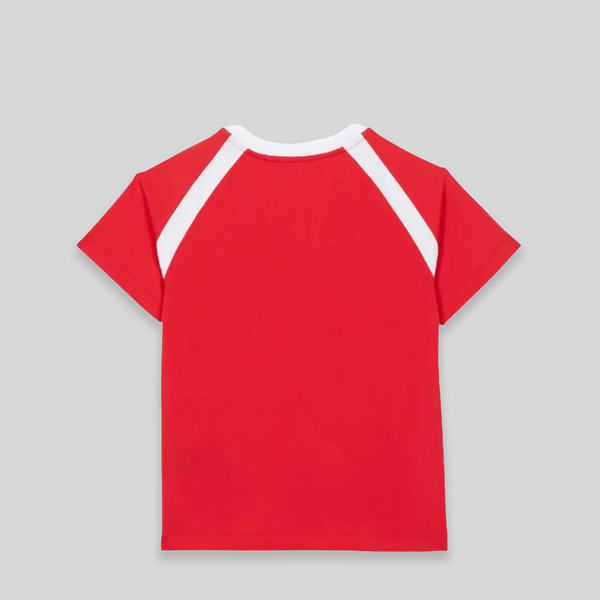 Balmain Kids Retro Printed Jersey T-Shirt